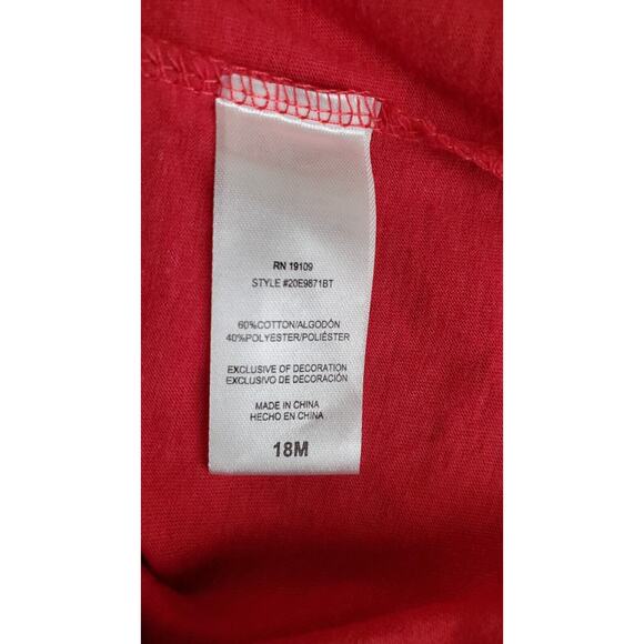 DC Comics Infant/Toddler 18 Month Boys Red USA Batman T-Shirt & Shorts‎ Set New - Picture 5 of 5